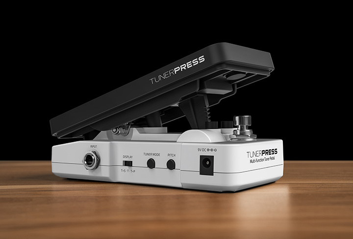 Hotone Tuner Press, afinador, pedal de volumen, de expresión y